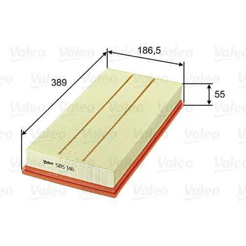 Vzduchový filter VALEO 585146