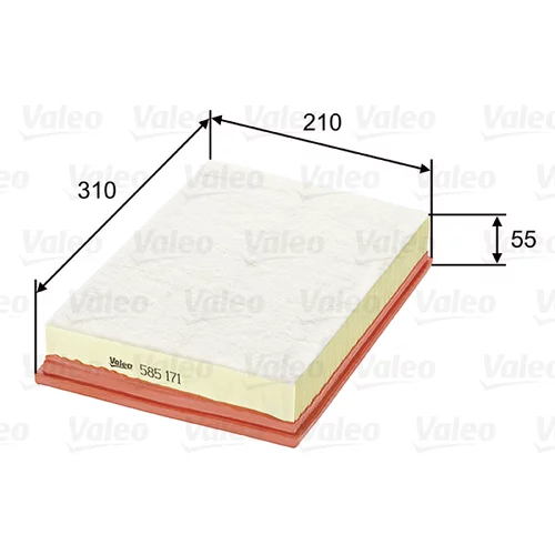 Vzduchový filter VALEO 585171