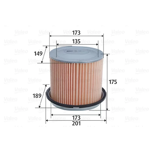 Vzduchový filter VALEO 585764