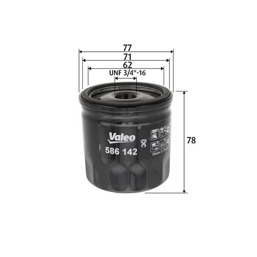 Olejový filter VALEO 586142