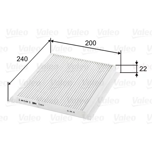 Filter vnútorného priestoru 715816 /VALEO/