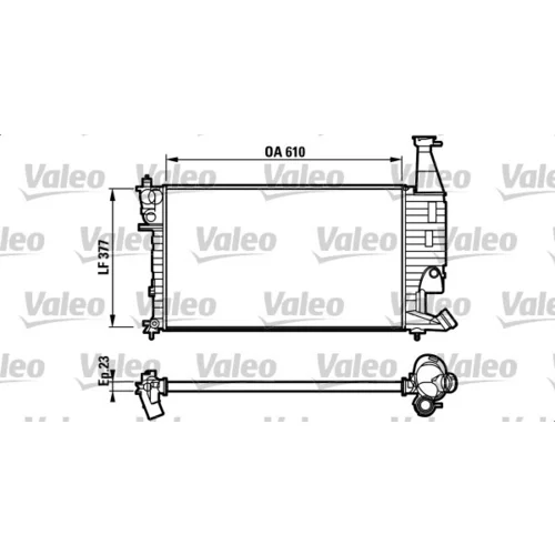 Chladič motora VALEO 732563