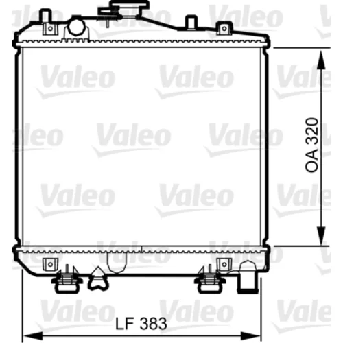 Chladič motora VALEO 735079