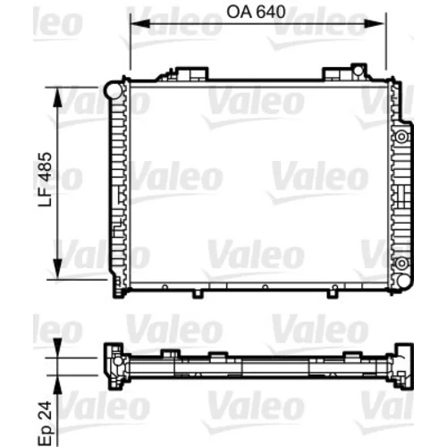 Chladič motora VALEO 735231