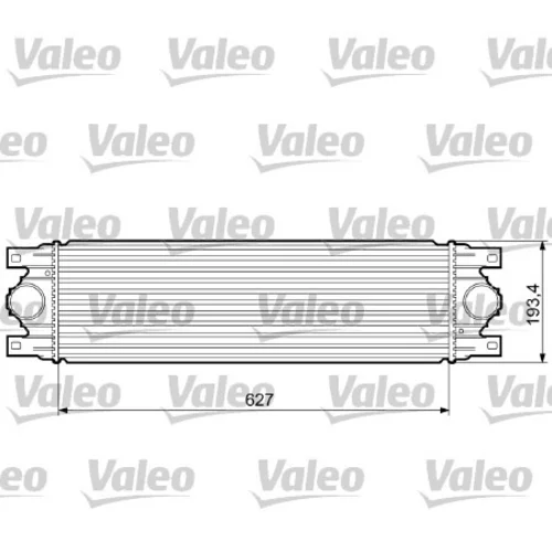 Chladič plniaceho vzduchu VALEO 817380