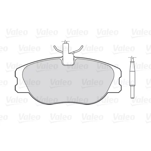 Sada brzdových platničiek kotúčovej brzdy VALEO 301064 - obr. 1