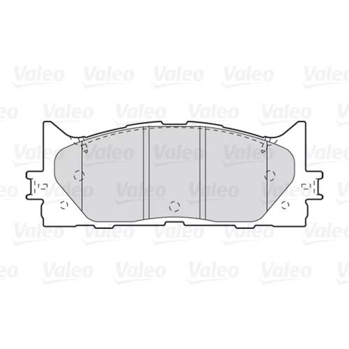 Sada brzdových platničiek kotúčovej brzdy VALEO 301890 - obr. 1