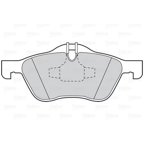 Sada brzdových platničiek kotúčovej brzdy VALEO 302019 - obr. 1