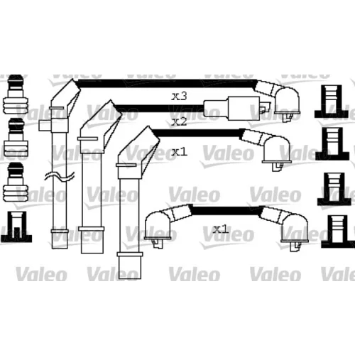 Sada zapaľovacích káblov VALEO 346256