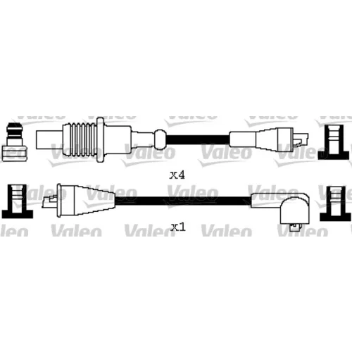 Sada zapaľovacích káblov VALEO 346396
