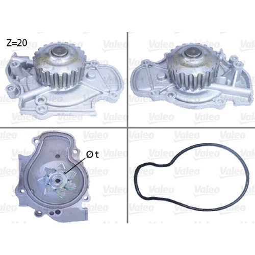 Vodné čerpadlo, chladenie motora VALEO 506321