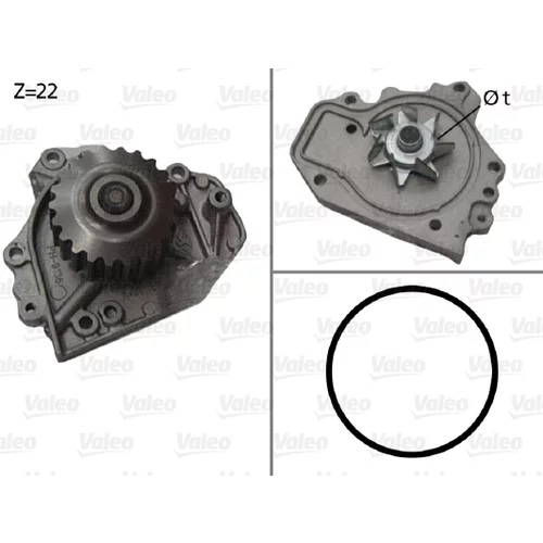 Vodné čerpadlo, chladenie motora VALEO 506680
