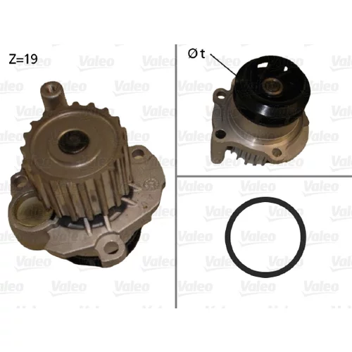 Vodné čerpadlo, chladenie motora VALEO 506874