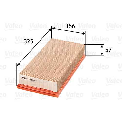 Vzduchový filter VALEO 585000