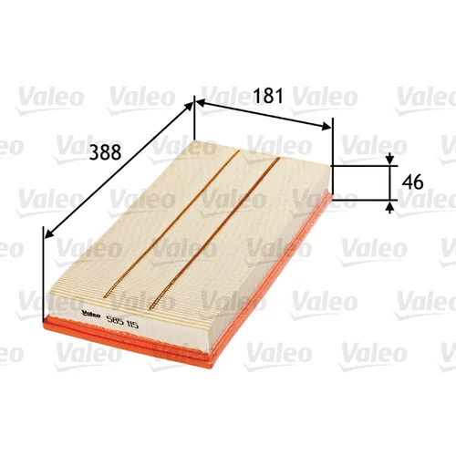 Vzduchový filter VALEO 585115