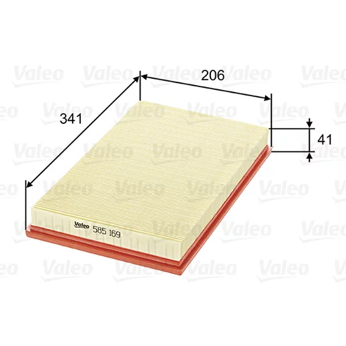 Vzduchový filter VALEO 585169