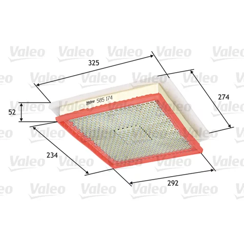 Vzduchový filter VALEO 585174