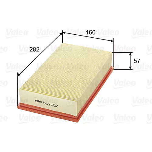 Vzduchový filter VALEO 585262