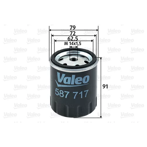 Palivový filter VALEO 587717