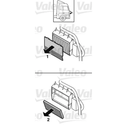 Filter vnútorného priestoru VALEO 716011