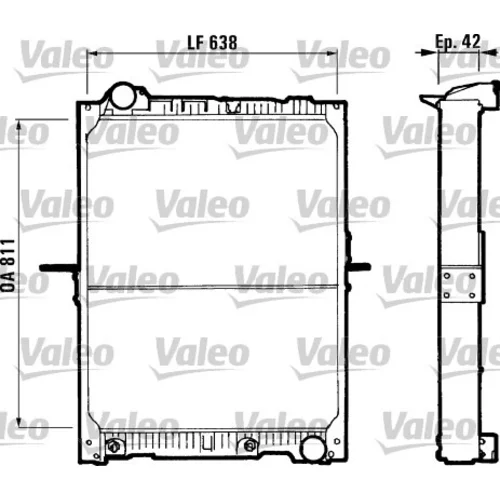 Chladič motora VALEO 730544