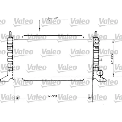 Chladič motora VALEO 730560