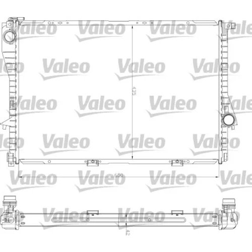 Chladič motora VALEO 734277