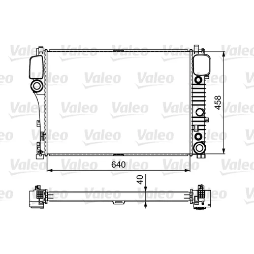 Chladič motora VALEO 735299