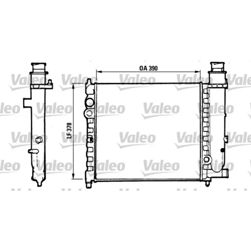 Chladič motora VALEO 816700