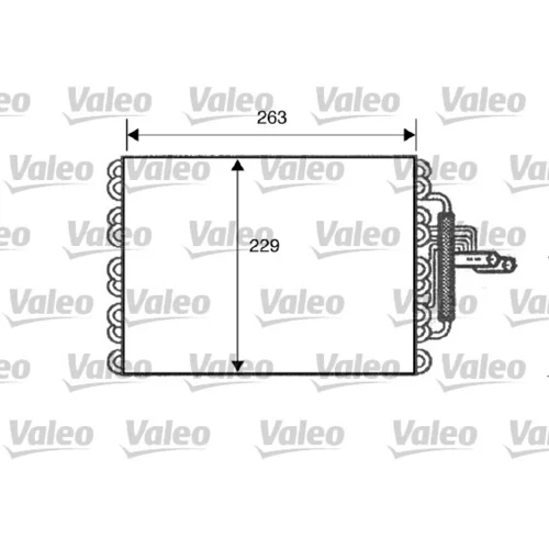 Výparník klimatizácie VALEO 817189