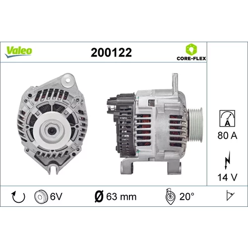 Alternátor VALEO 200122