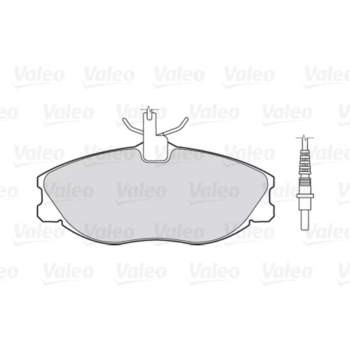 Sada brzdových platničiek kotúčovej brzdy VALEO 301069 - obr. 1