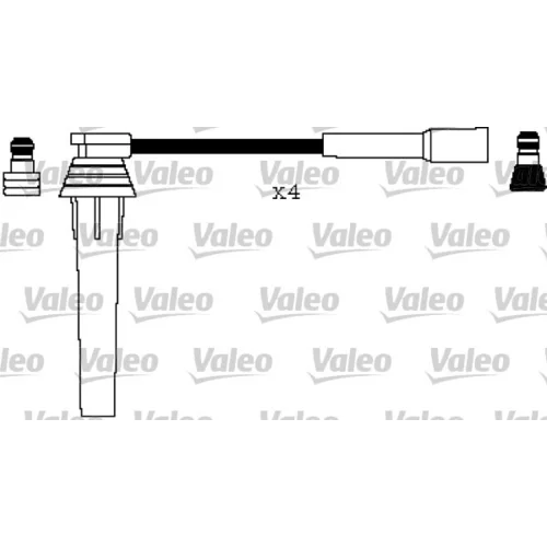 Sada zapaľovacích káblov VALEO 346154