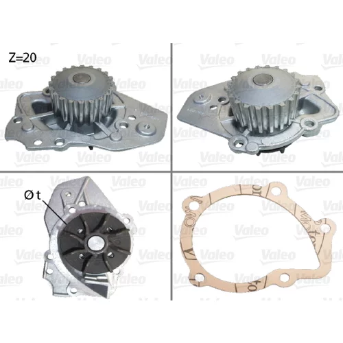 Vodné čerpadlo, chladenie motora VALEO 506014