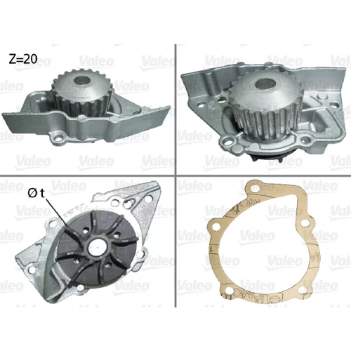 Vodné čerpadlo, chladenie motora 506117 /VALEO/