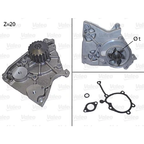 Vodné čerpadlo, chladenie motora VALEO 506400