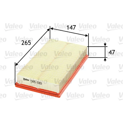 Vzduchový filter VALEO 585010