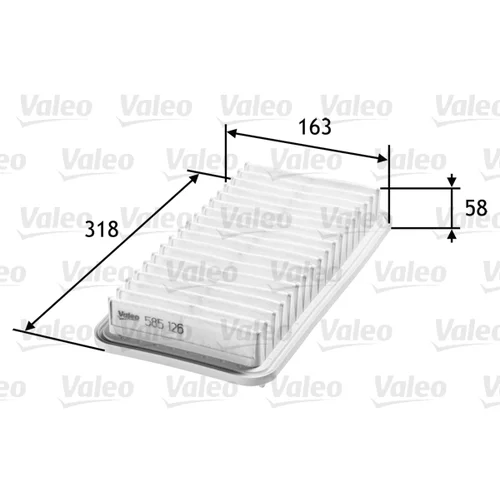 Vzduchový filter VALEO 585126