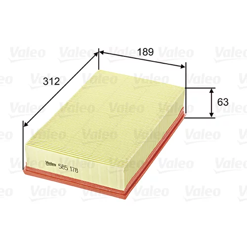 Vzduchový filter VALEO 585178