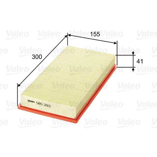 Vzduchový filter VALEO 585293