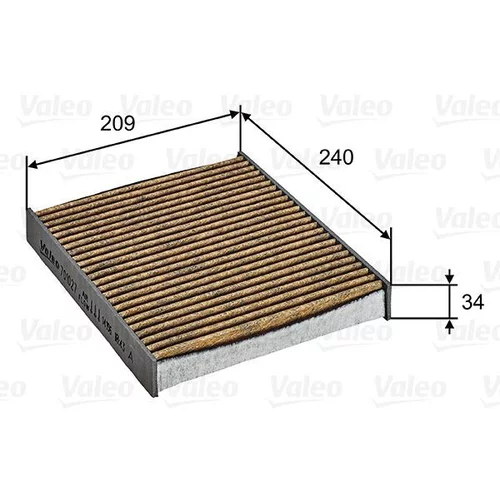 Filter vnútorného priestoru VALEO 701027