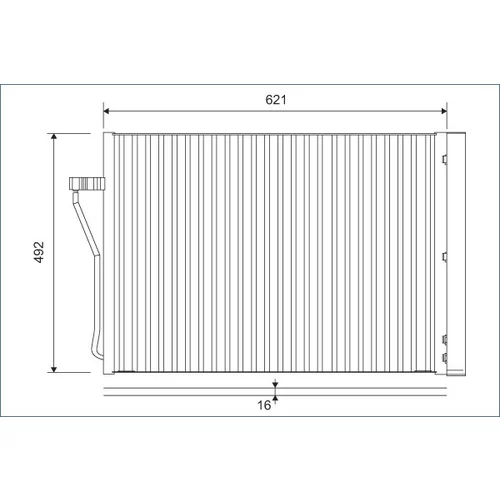 Kondenzátor klimatizácie VALEO 812879