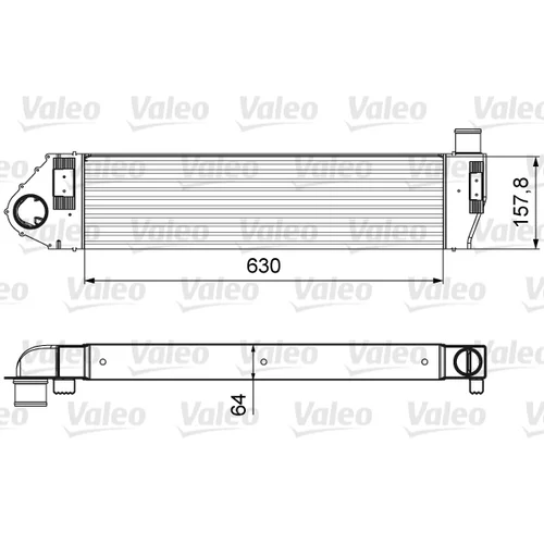 Chladič plniaceho vzduchu VALEO 818621