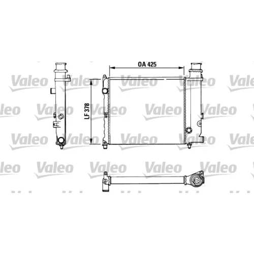 Chladič motora VALEO 883774