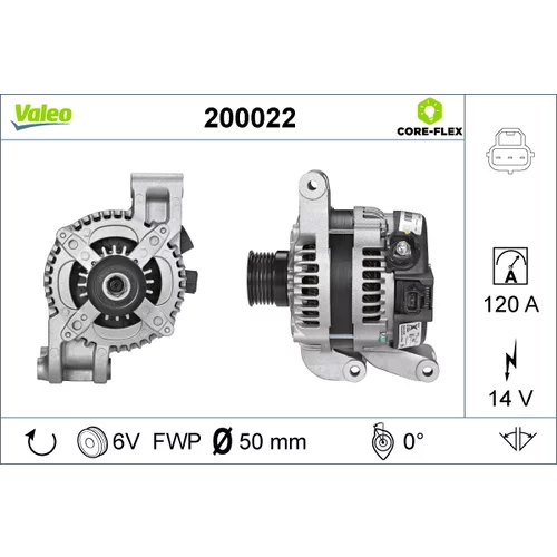 Alternátor VALEO 200022