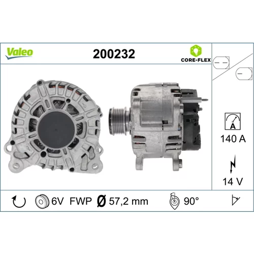 Alternátor VALEO 200232