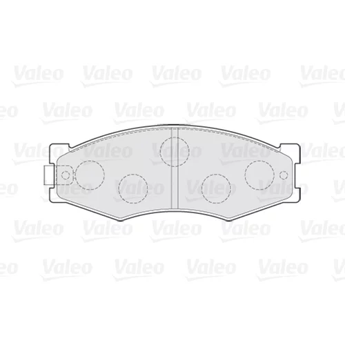 Sada brzdových platničiek kotúčovej brzdy VALEO 301123 - obr. 1