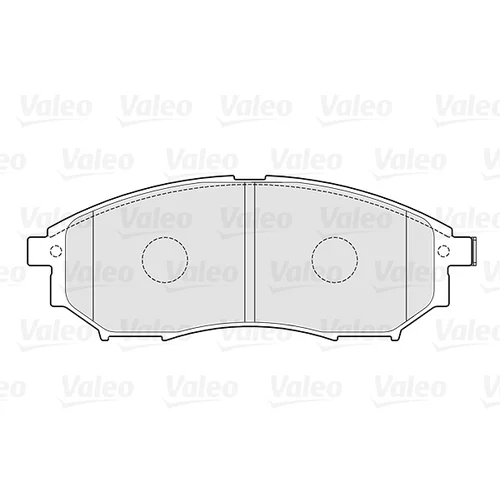 Sada brzdových platničiek kotúčovej brzdy VALEO 301337 - obr. 1