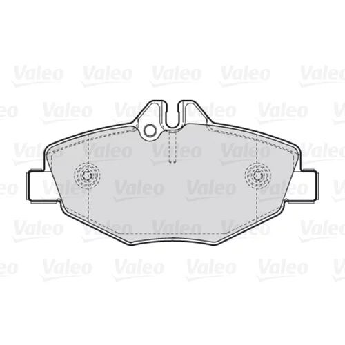 Sada brzdových platničiek kotúčovej brzdy VALEO 301638 - obr. 1