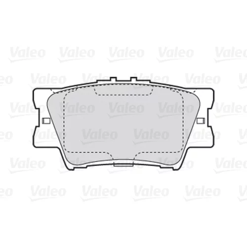 Sada brzdových platničiek kotúčovej brzdy VALEO 301819 - obr. 1